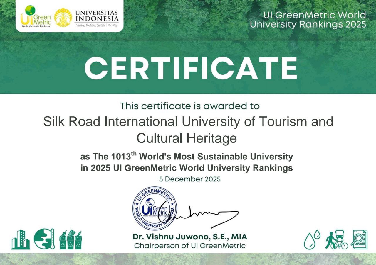 UI GreenMetric 2025: “Silk Road” University Ranked Globally