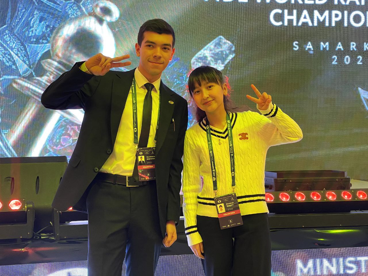 Our Students Participate as Volunteers in the FIDE World Chess Championship